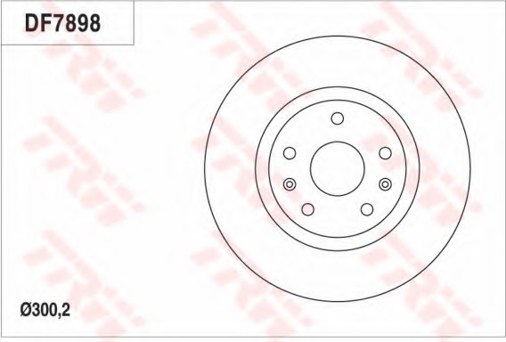 TRW DF7898 Brake Disc